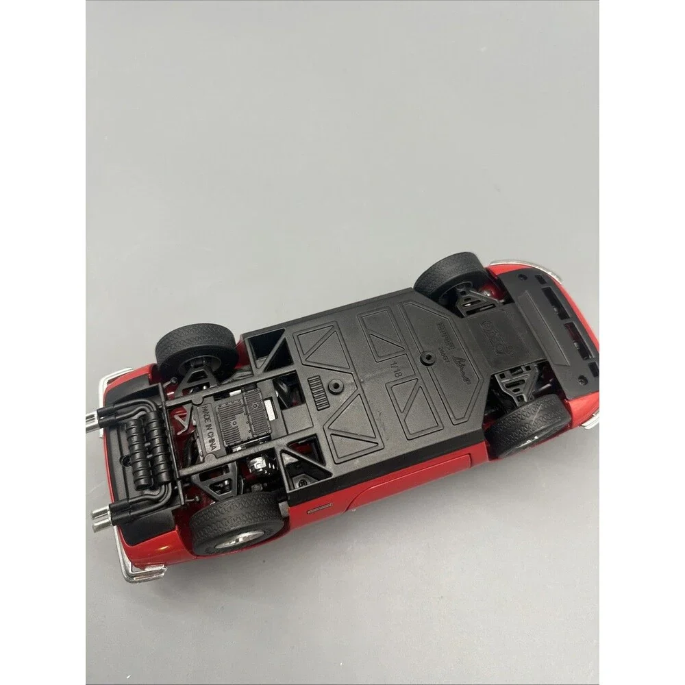 Vintage Anson 1/18 Red Dino 246 GT Ferrari Diecast Metal Model Car